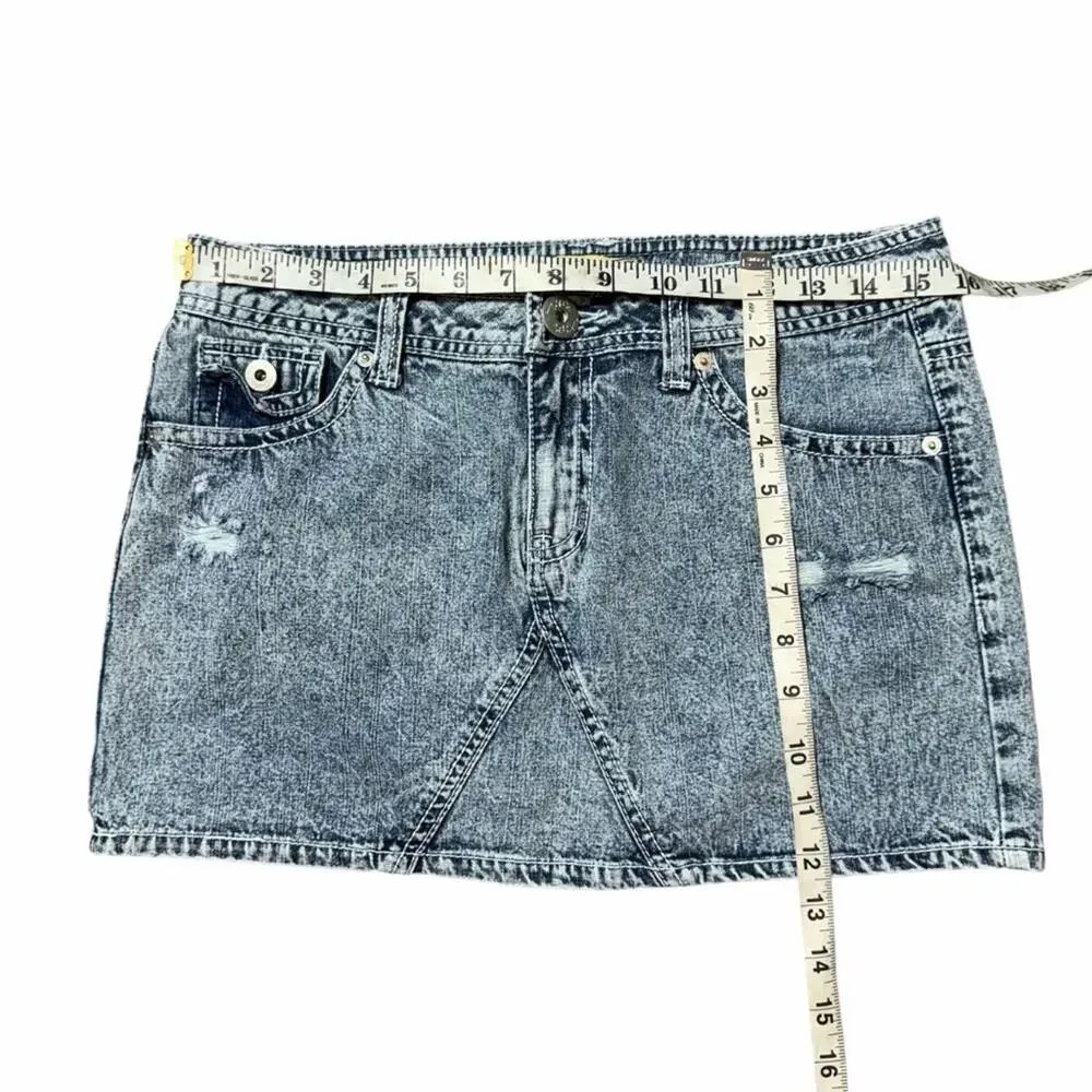 Y2K Tyte Denim Mini Skirt Size 9